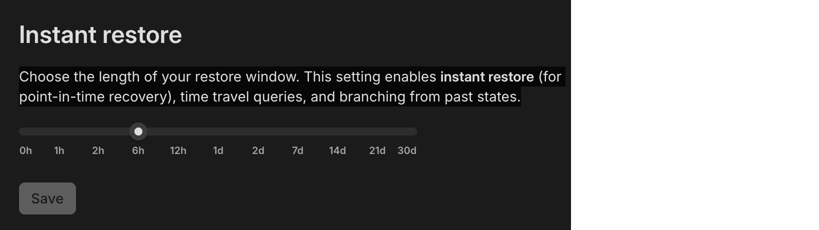 Restore window configuration
